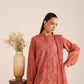 3 Piece - Embroidered Karandi Suit (Unstitched)