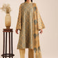 3 Piece - Embroidered Karandi Suit (Unstitched)