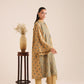 3 Piece - Embroidered Karandi Suit (Unstitched)