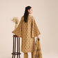 3 Piece - Embroidered Karandi Suit (Unstitched)