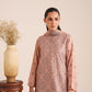 3 Piece - Embroidered Karandi Suit (Unstitched)