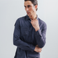 Men Double Pocket Casual Shirt