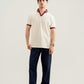 Off White Johhny Resort Polo - Maroon Collar - Men