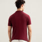 Plum Wave Knitted Polo - Men