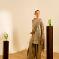 3 Piece - Embroidered Karandi Suit (Unstitched)