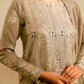 3 Piece - Embroidered Karandi Suit (Unstitched)