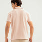 Light Pink Waffle Revere Polo - Smart Fit - Men