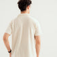 Off White Mesh Thermal Knit Polo - Smart Fit - Men