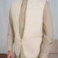 Waistcoat-C.KRD-GOLD CREAM-S-IST-3051