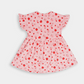 Strawberry Printed tiered dress