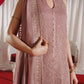 3 Piece - Self Crinkle Suit (Unstitched)