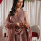 3 Piece - Self Crinkle Suit (Unstitched)