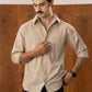 Dune Beige Casual Shirt - Men