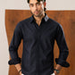 Navy Blue Casual Shirt - Men