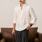 Alba White Casual Shirt - Men