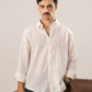 Alba White Casual Shirt - Men