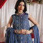 3 Piece - Self Crinkle Suit (Unstitched)