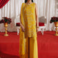 3 Piece - Self Crinkle Suit (Unstitched)