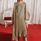 3 Piece - Self Crinkle Suit (Unstitched)