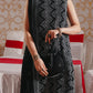 3 Piece - Self Crinkle Suit (Unstitched)
