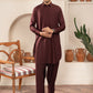 Maroon Collared