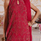 3 Piece - Self Crinkle Suit (Unstitched)