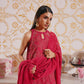 3 Piece - Self Crinkle Suit (Unstitched)