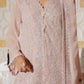 3 Piece - Self Crinkle Suit (Unstitched)