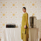 3 Piece - Self Crinkle Suit (Unstitched)