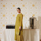 3 Piece - Self Crinkle Suit (Unstitched)