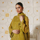 3 Piece - Self Crinkle Suit (Unstitched)