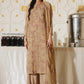 3 Piece - Self Crinkle Suit (Unstitched)