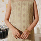 3 Piece - Self Crinkle Suit (Unstitched)