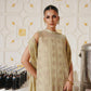 3 Piece - Self Crinkle Suit (Unstitched)