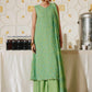 3 Piece - Self Crinkle Suit (Unstitched)
