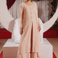 3 Piece - Self Crinkle Suit (Unstitched)