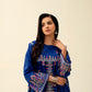 Embroidered Lawn 3 Piece Suit - Royal Blue (Unstitched)