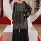 3 Piece - Self Crinkle Suit (Unstitched)