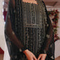 3 Piece - Self Crinkle Suit (Unstitched)