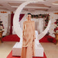 3 Piece - Self Crinkle Suit (Unstitched)