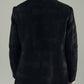 TEXTURED NOIR OVERCOAT