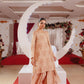 3 Piece - Self Crinkle Suit (Unstitched)
