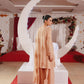 3 Piece - Self Crinkle Suit (Unstitched)