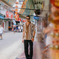 RELAXED FIT BUTTON DOWN KNITTED POLO