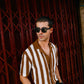 RELAXED FIT BUTTON DOWN KNITTED POLO