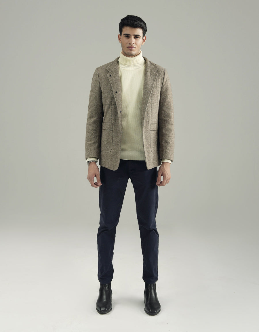 MANDARIAN WOOLEN OVERCOAT
