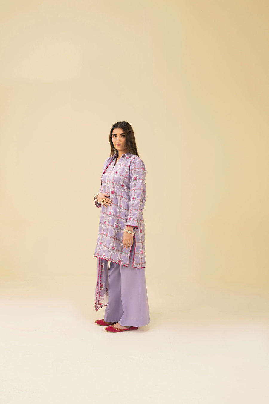 3 Piece - Embroidered Lawn Suit (Unstitched)