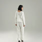 LINEN PLEATED BLOUSE WITH KNOT
