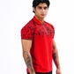 Floral Print Polo Shirt