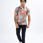 Men Floral Polo Shirt